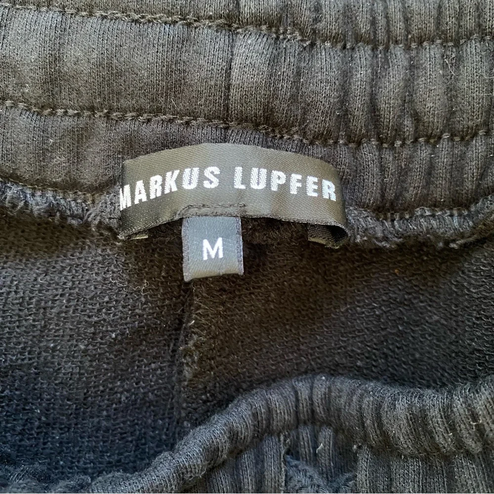 Markus Lupfer Lara Lip Daria Jogger Sweatpants Black Medium - Picture 7 of 8
